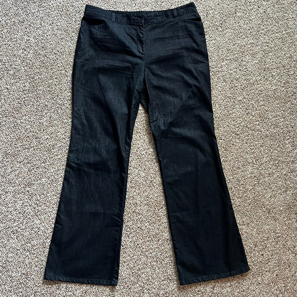 J.Jill dress Denim blue jeans size 16 with flair